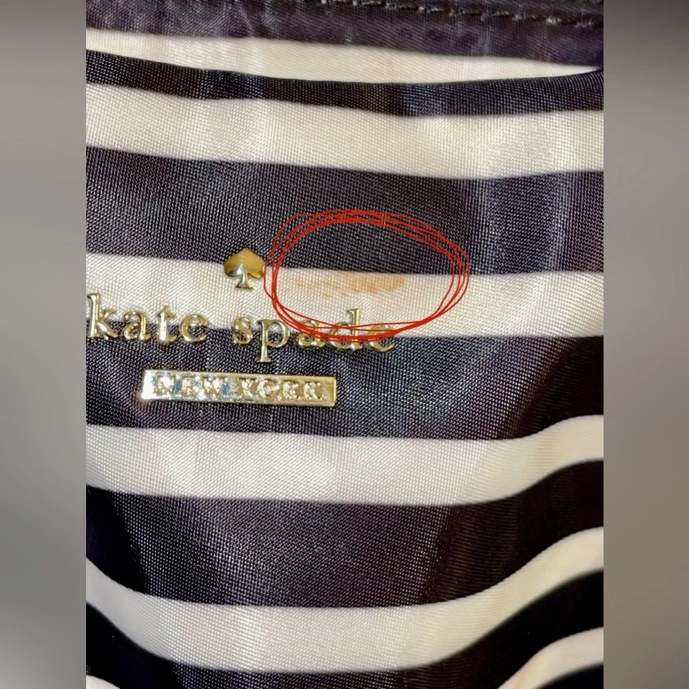 Kate Spade Black & White Large Diaper Bag. See pics. - Picture 3 of 14